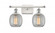 Belfast - 2 Light - 16 inch - White Polished Chrome - Bath Vanity Light (3442|516-2W-WPC-G105-LED)