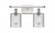 Cobbleskill - 2 Light - 15 inch - White Polished Chrome - Bath Vanity Light (3442|516-2W-WPC-G112)