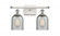 Caledonia - 2 Light - 15 inch - White Polished Chrome - Bath Vanity Light (3442|516-2W-WPC-G257-LED)