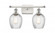 Salina - 2 Light - 16 inch - White Polished Chrome - Bath Vanity Light (3442|516-2W-WPC-G292)