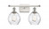 Waverly - 2 Light - 16 inch - White Polished Chrome - Bath Vanity Light (3442|516-2W-WPC-G362-LED)