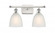 Castile - 2 Light - 16 inch - White Polished Chrome - Bath Vanity Light (3442|516-2W-WPC-G381)