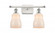 Ellery - 2 Light - 15 inch - White Polished Chrome - Bath Vanity Light (3442|516-2W-WPC-G391-LED)