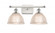 Arietta - 2 Light - 18 inch - White Polished Chrome - Bath Vanity Light (3442|516-2W-WPC-G422-LED)