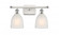 Brookfield - 2 Light - 16 inch - White Polished Chrome - Bath Vanity Light (3442|516-2W-WPC-G441)