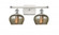 Fenton - 2 Light - 17 inch - White Polished Chrome - Bath Vanity Light (3442|516-2W-WPC-G96-LED)