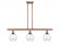 Waverly - 3 Light - 36 inch - Antique Copper - Stem hung - Island Light (3442|516-3I-AC-G362)