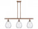 Waverly - 3 Light - 36 inch - Antique Copper - Stem hung - Island Light (3442|516-3I-AC-G372)