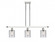 Cobbleskill - 3 Light - 36 inch - White Polished Chrome - Stem hung - Island Light (3442|516-3I-WPC-G112-LED)