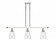 Ellery - 3 Light - 36 inch - White Polished Chrome - Stem hung - Island Light (3442|516-3I-WPC-G392)
