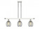 Eaton - 3 Light - 36 inch - White Polished Chrome - Stem hung - Island Light (3442|516-3I-WPC-G82)