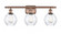 Waverly - 3 Light - 26 inch - Antique Copper - Bath Vanity Light (3442|516-3W-AC-G362-LED)