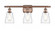 Ellery - 3 Light - 25 inch - Antique Copper - Bath Vanity Light (3442|516-3W-AC-G392-LED)