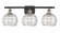 Athens Deco Swirl - 3 Light - 28 inch - Black Antique Brass - Bath Vanity Light (3442|516-3W-BAB-G1213-8)