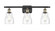 Ellery - 3 Light - 25 inch - Black Antique Brass - Bath Vanity Light (3442|516-3W-BAB-G394-LED)