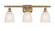 Brookfield - 3 Light - 26 inch - Brushed Brass - Bath Vanity Light (3442|516-3W-BB-G441-LED)