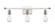 Bare Bulb - 3 Light - 26 inch - White Polished Chrome - Bath Vanity Light (3442|516-3W-WPC)