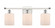 Cobbleskill - 3 Light - 25 inch - White Polished Chrome - Bath Vanity Light (3442|516-3W-WPC-G111)