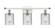 Cobbleskill - 3 Light - 25 inch - White Polished Chrome - Bath Vanity Light (3442|516-3W-WPC-G112)