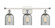 Caledonia - 3 Light - 25 inch - White Polished Chrome - Bath Vanity Light (3442|516-3W-WPC-G257)