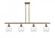 Waverly - 4 Light - 48 inch - Brushed Brass - Stem hung - Island Light (3442|516-4I-BB-G362-LED)