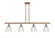 Castile - 4 Light - 48 inch - Brushed Brass - Stem hung - Island Light (3442|516-4I-BB-G382-LED)