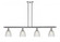 Castile - 4 Light - 48 inch - Polished Chrome - Stem hung - Island Light (3442|516-4I-PC-G382)