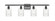 Hadley - 4 Light - 35 inch - Matte Black - Bath Vanity Light (3442|516-4W-BK-G342)