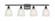 Castile - 4 Light - 36 inch - Matte Black - Bath Vanity Light (3442|516-4W-BK-G381)