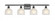 Dayton - 4 Light - 36 inch - Matte Black - Bath Vanity Light (3442|516-4W-BK-G411)