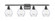 Waverly - 4 Light - 36 inch - Oil Rubbed Bronze - Bath Vanity Light (3442|516-4W-OB-G362-LED)