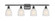Brookfield - 4 Light - 36 inch - Oil Rubbed Bronze - Bath Vanity Light (3442|516-4W-OB-G441)
