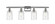 Candor - 4 Light - 35 inch - Polished Chrome - Bath Vanity Light (3442|516-4W-PC-G352-LED)