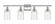 Candor - 4 Light - 35 inch - Polished Nickel - Bath Vanity Light (3442|516-4W-PN-G352)