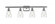 Ellery - 4 Light - 35 inch - Brushed Satin Nickel - Bath Vanity Light (3442|516-4W-SN-G394-LED)