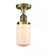 Dover - 1 Light - 5 inch - Antique Brass - Semi-Flush Mount (3442|517-1CH-AB-G311)
