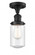 Dover - 1 Light - 5 inch - Matte Black - Semi-Flush Mount (3442|517-1CH-BK-G314)