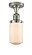 Dover - 1 Light - 5 inch - Polished Nickel - Semi-Flush Mount (3442|517-1CH-PN-G311-LED)