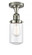 Dover - 1 Light - 5 inch - Polished Nickel - Semi-Flush Mount (3442|517-1CH-PN-G312)