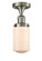 Dover - 1 Light - 5 inch - Brushed Satin Nickel - Semi-Flush Mount (3442|517-1CH-SN-G311)