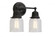 Small Bell 2 Light Bath Vanity Light (3442|623-2W-BK-G52-LED)