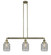 Stanton - 3 Light - 39 inch - Antique Brass - Stem Hung - Adjustable Island Light (3442|213-AB-G262)