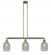 Stanton - 3 Light - 39 inch - Antique Brass - Stem Hung - Island Light (3442|213-AB-G262-LED)