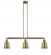 Addison - 3 Light - 38 inch - Antique Brass - Stem Hung - Adjustable Island Light (3442|213-AB-M9-AB-LED)