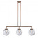 Beacon - 3 Light - 41 inch - Antique Copper - Stem Hung - Island Light (3442|213-AC-G202-8)