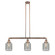 Stanton - 3 Light - 39 inch - Antique Copper - Stem Hung - Adjustable Island Light (3442|213-AC-G262)