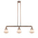 Olean - 3 Light - 39 inch - Antique Copper - Stem Hung - Adjustable Island Light (3442|213-AC-G321)