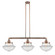 Oxford - 3 Light - 42 inch - Antique Copper - Stem Hung - Adjustable Island Light (3442|213-AC-G542)