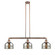Bell - 3 Light - 41 inch - Antique Copper - Stem Hung - Adjustable Island Light (3442|213-AC-G78-LED)