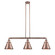 Appalachian - 3 Light - 40 inch - Antique Copper - Stem Hung - Adjustable Island Light (3442|213-AC-M13-AC-LED)